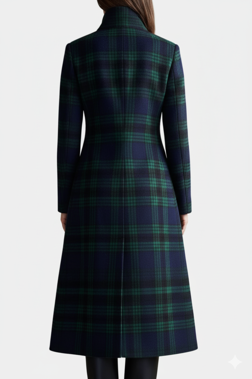 Audrey™ | Cappotto elegante a quadri senza tempo