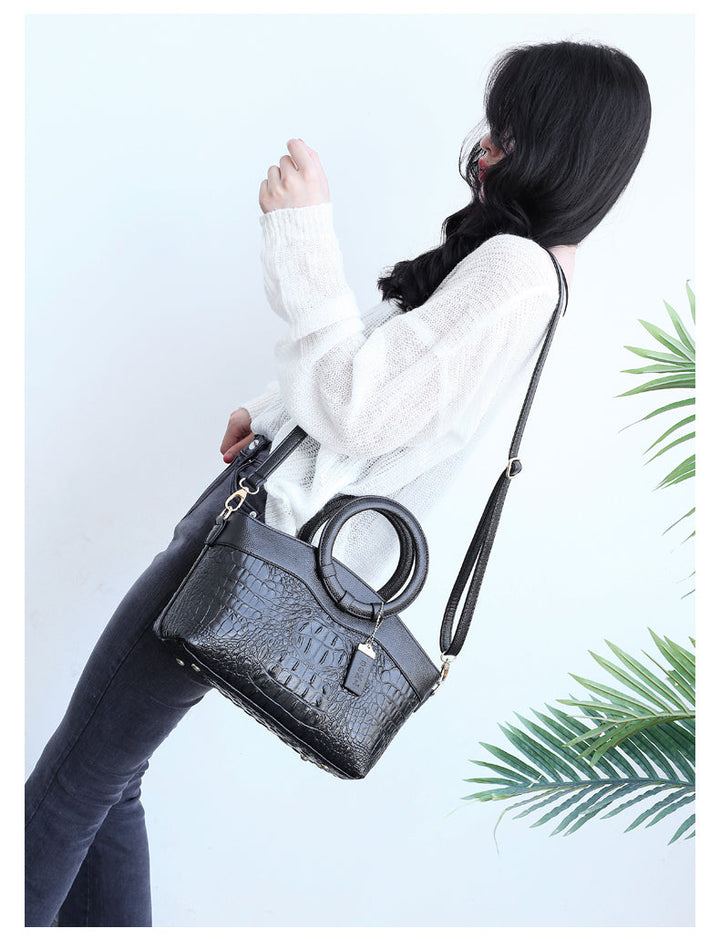 IRENE | BORSA A MANO STILE CROC