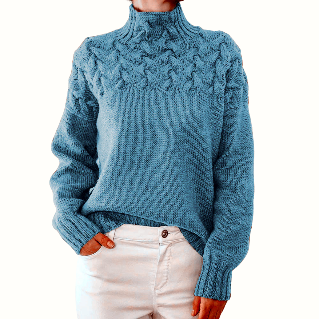 Helena | Maglione a Collo Alto Caldo