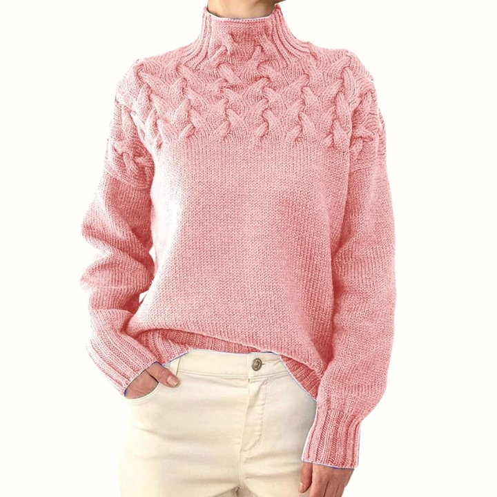 Helena | Maglione a Collo Alto Caldo