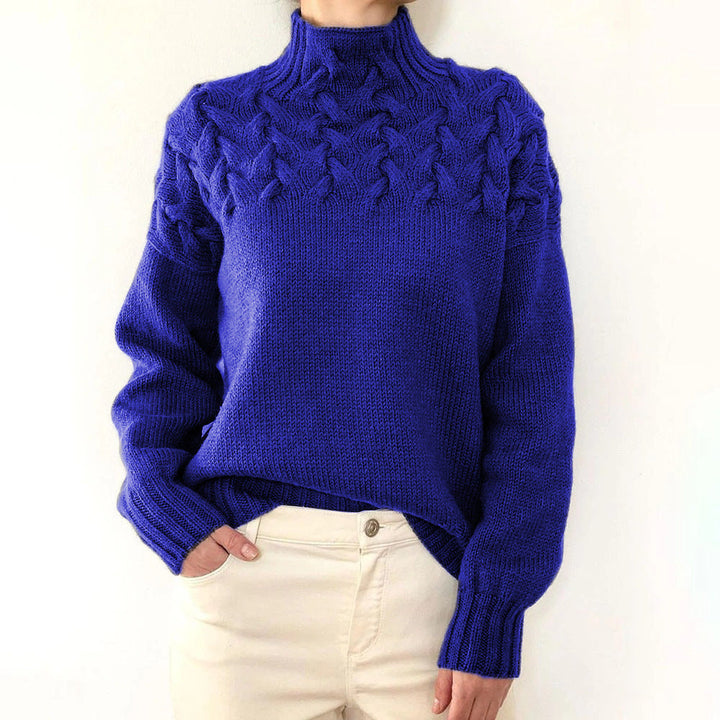 Helena | Maglione a Collo Alto Caldo