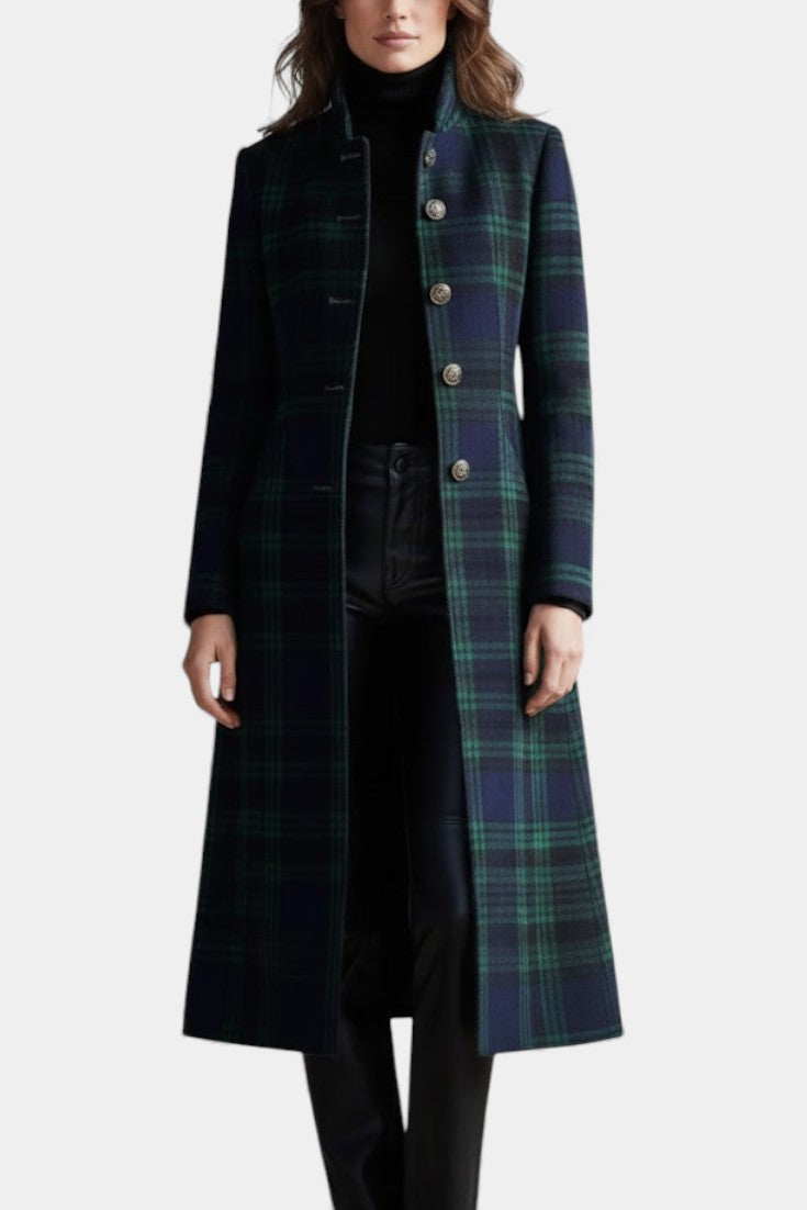 Audrey™ | Cappotto elegante a quadri senza tempo