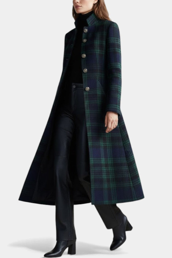 Audrey™ | Cappotto elegante a quadri senza tempo
