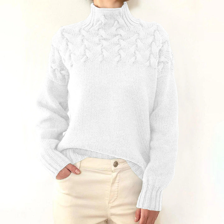 Helena | Maglione a Collo Alto Caldo