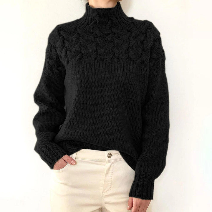 Helena | Maglione a Collo Alto Caldo